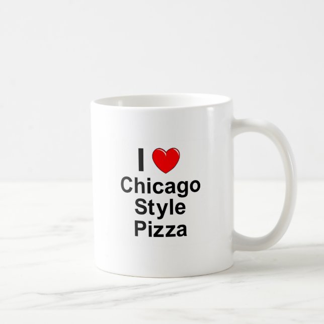 Chicago-Art-Pizza Kaffeetasse (Rechts)