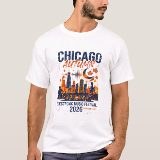 Chicago Autumn Electronic Music Festival 2026 T-Shirt