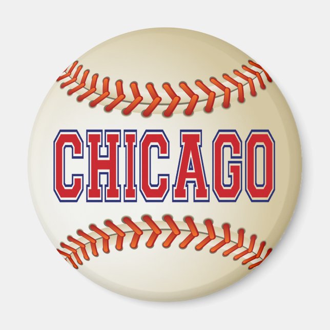 CHICAGO BASEBALL MAGNET (Vorne)