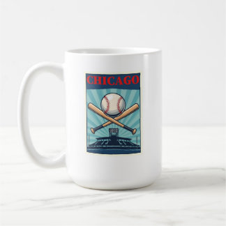 Chicago Baseball Themed Coffee Tasse