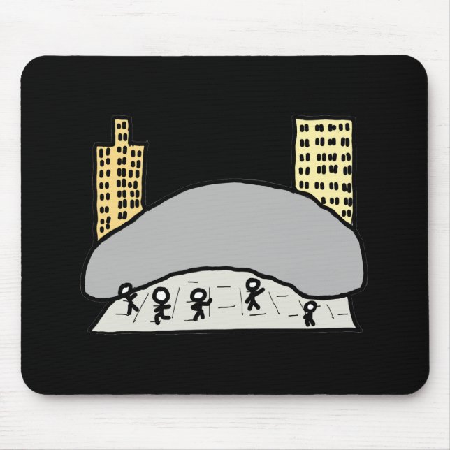 Chicago Bean Mousepad (Vorne)