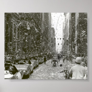 Chicago begrüßt die drei Astronauten von Apollo 11 Poster