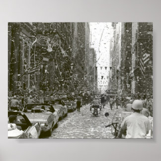 Chicago begrüßt die drei Astronauten von Apollo 11 Poster