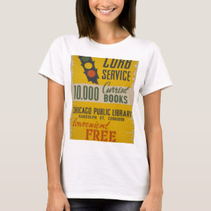 Chicago-Bibliotheks-Beschränkungs-Service T-Shirt