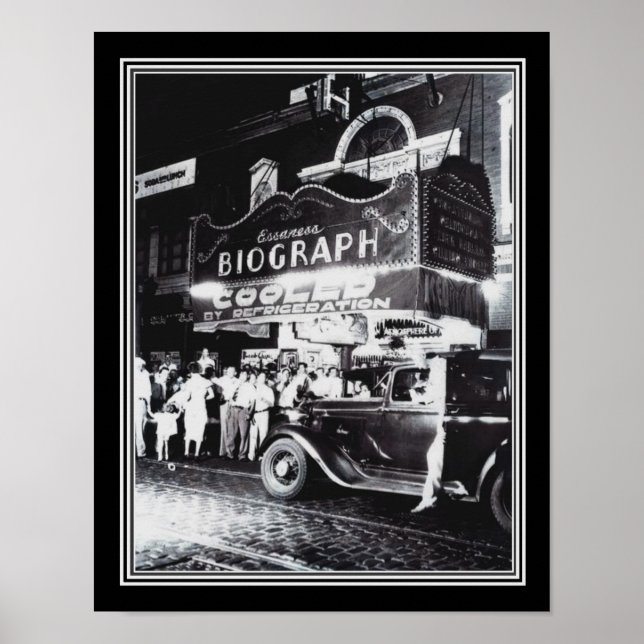 Chicago Biograph Theater ca.1934 B&W Poster (Vorne)