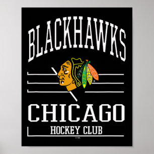 Chicago Blackhawks Hockey Club Rot Offiziell Lizen Poster