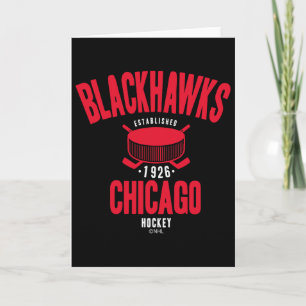 Chicago Blackhawks Hockey Puck Schwarz Offiziell L Karte