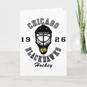 Chicago Blackhawks Hockeymaske Rot Nhl Offiziell  Karte