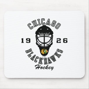 Chicago Blackhawks Hockeymaske Rot Nhl Offiziell Mousepad