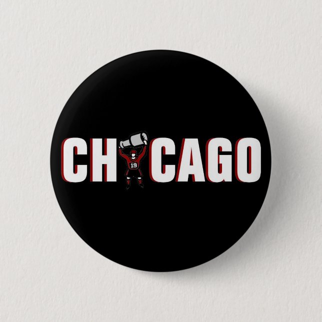 Chicago Blackhawks: Stanley Cup Champions Button (Vorderseite)