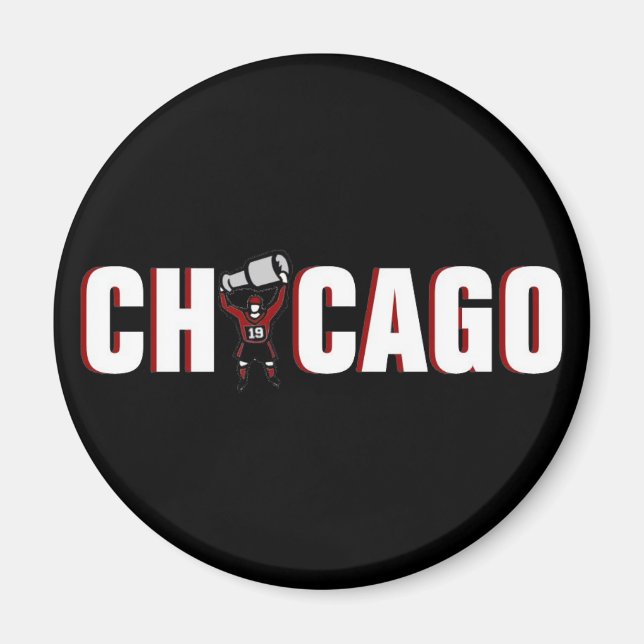 Chicago Blackhawks: Stanley Cup Champions Magnet (Vorne)