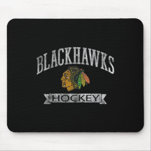 Chicago Blackhawks Vintage-Hockey Rot Offiziell L Mousepad