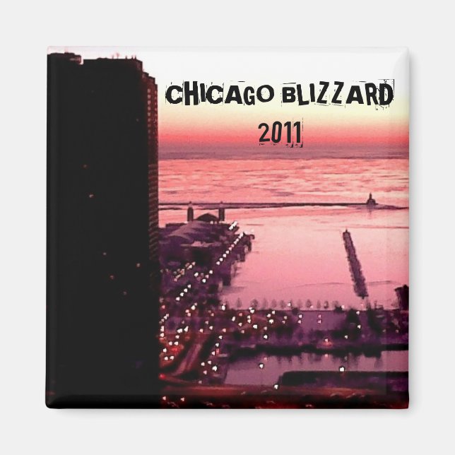 CHICAGO BLIZZARD 2011 MAGNET (Vorne)