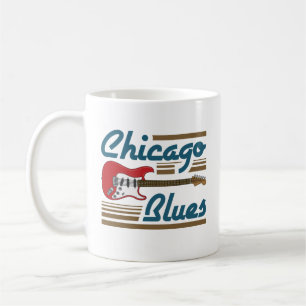 Chicago Blues Music Musician Guitar Kaffeetasse
