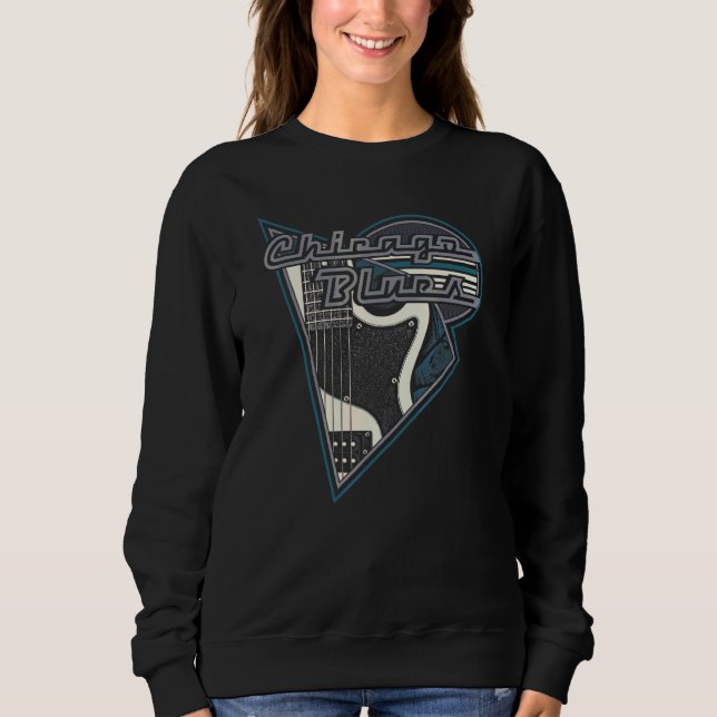 Chicago Blues-Musik Sweatshirt (Vorderseite)