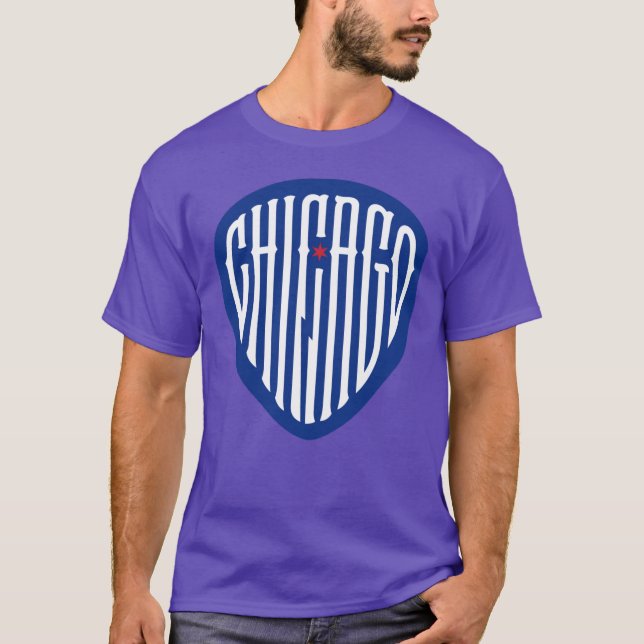 Chicago Blues Plektrum T-Shirt (Vorderseite)