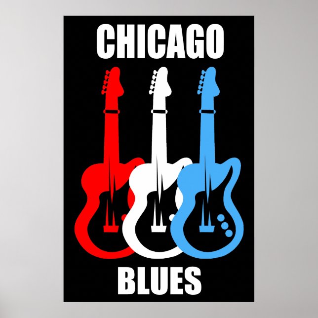 Chicago Blues Poster (Vorne)