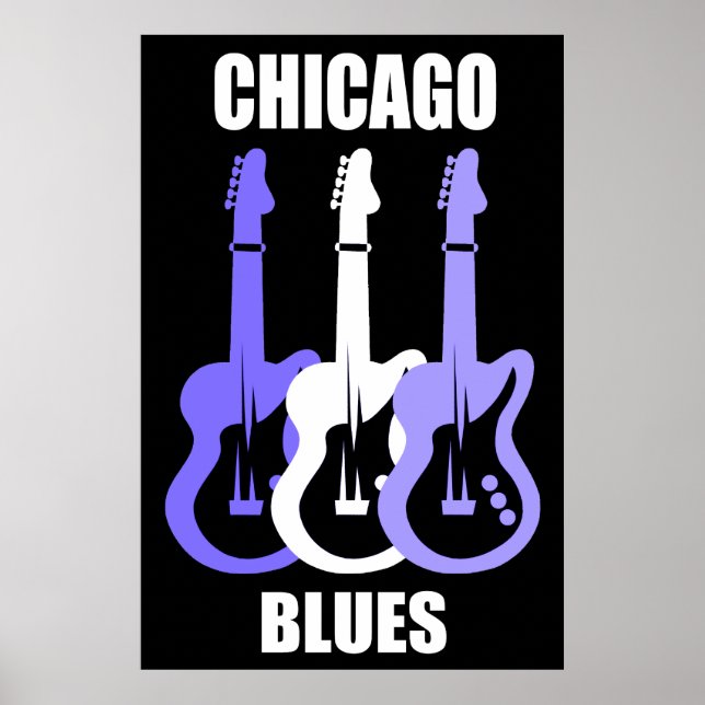 Chicago Blues Poster (Vorne)