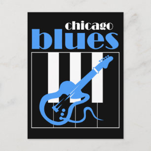 Chicago Blues Postkarte