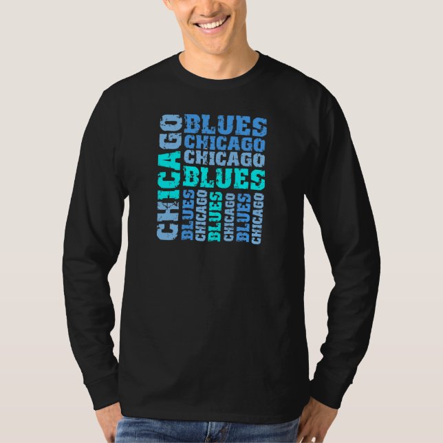 CHICAGO-BLUES T-Shirt (Vorderseite)