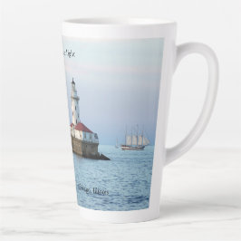 Chicago Breakwater Light 17 oz Latte Tasse