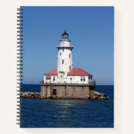 Chicago Breakwater Light Notebook Notizbuch