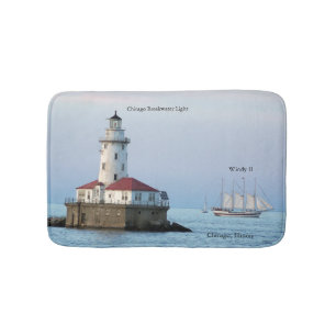 Chicago Breakwater Light & Windy II bathmat Badematte