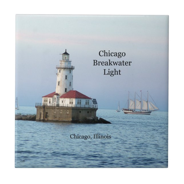 Chicago Breakwater Light & Windy II Fliesen (Vorderseite)