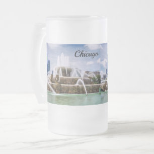 Chicago Buckingham Mattiert Glass Beer Tasse
