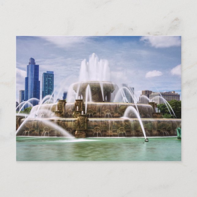 Chicago Buckingham Postcard Postkarte (Vorderseite)