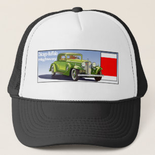 Chicago - Buffalo Highway National Auto Trail Truckerkappe