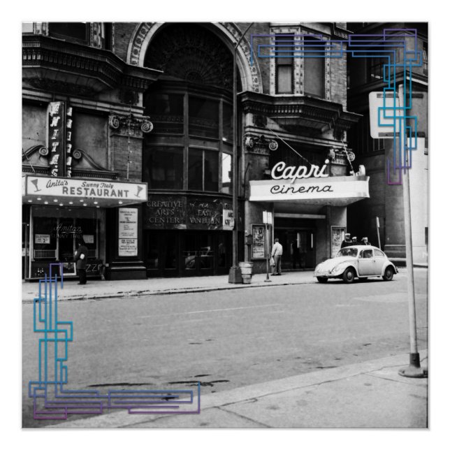 Chicago Capri Theater Foto Poster 1967 (Vorderseite)