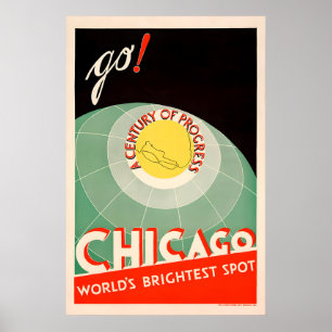 Chicago Century of Progress - Vintage Weltausstell Poster
