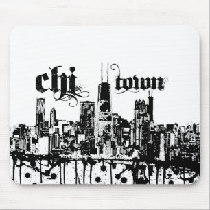 Chicago "Chistadt" setzte sich an für Ihre Stadt Mousepad