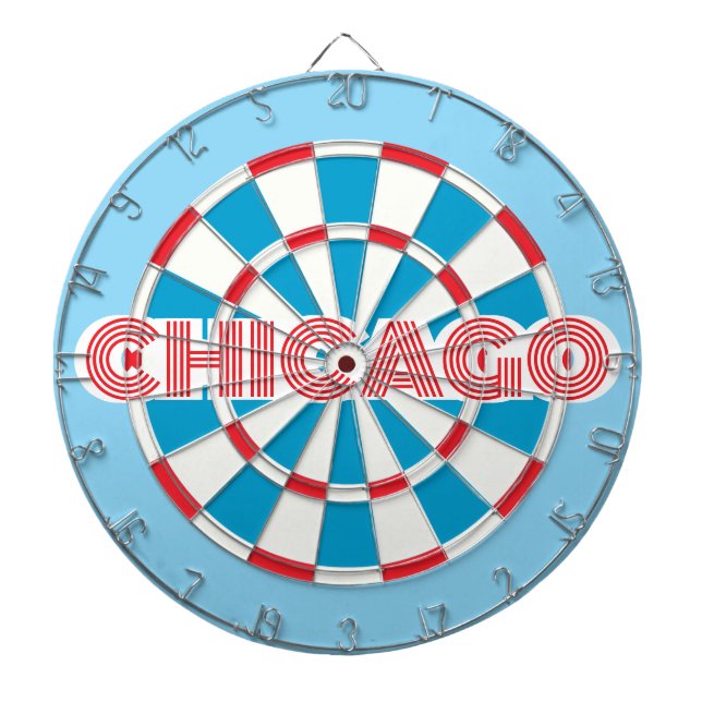 CHICAGO Chitown Pride Dartscheibe (vorne)