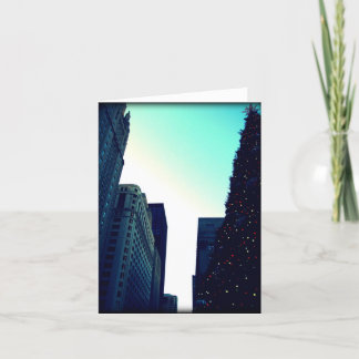 Chicago Christmas Tree Notecard Feiertagskarte