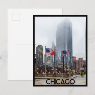 Chicago City, Illinois Postcard Postkarte