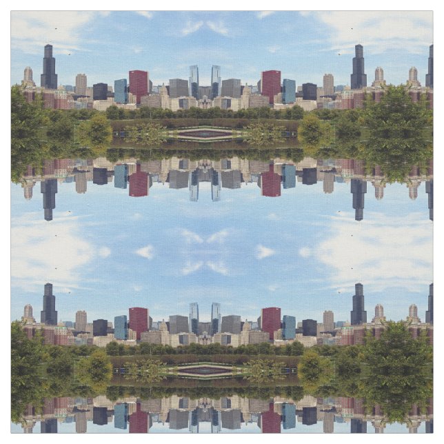 Chicago City Skyline Foto Stoff (Muster)