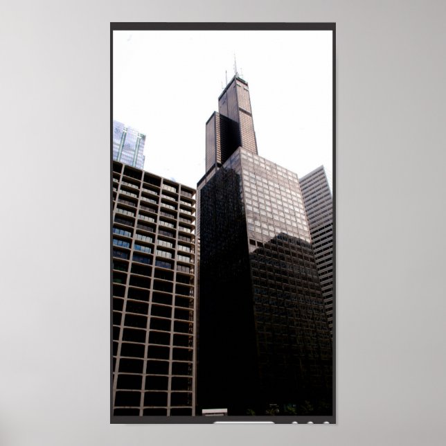Chicago Cityscape 4 Poster (Vorne)
