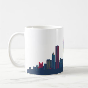 Chicago Colorful Skyline Kaffeetasse