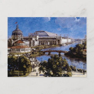 Chicago Columbian Ausstellung Postkarte