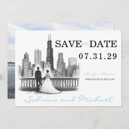 Chicago Couple Save The Date