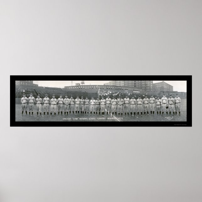 Chicago Cubs Champions Foto 1929 Poster (Vorne)