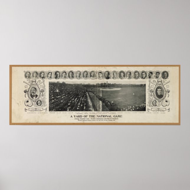 Chicago Cubs Weltmeister und Rekordbrecher Poster (Vorne)