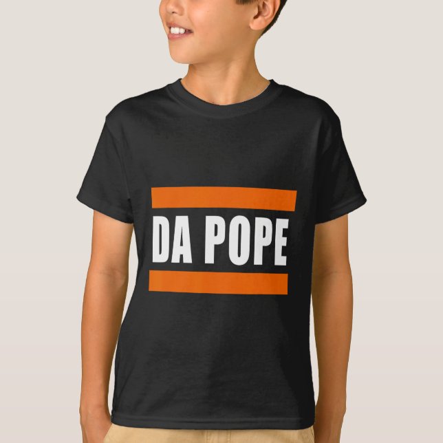 Chicago Da Pope Funny Spaß T-Shirt (Vorderseite)