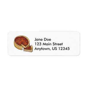 Chicago Deep Dish Pepperoni Pizza Pie Slice Feinsc