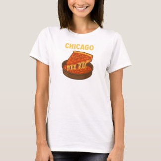 Chicago Deep Dish Pizza T - Shirt