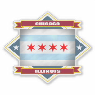 Chicago Diamond Aufkleber