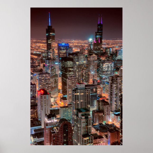 CHICAGO DOWNTOWN POSTER (Vorne)