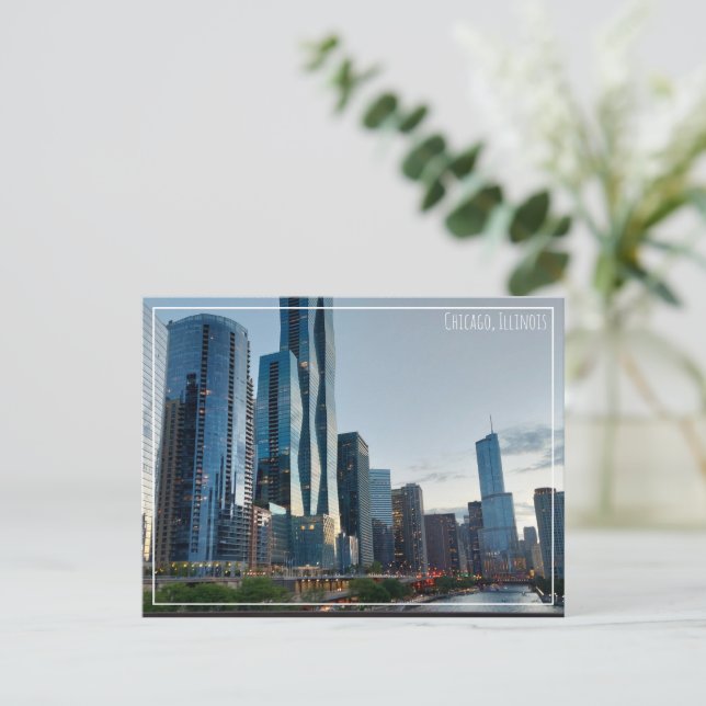 Chicago Drive Postkarte (Stehend Vorderseite)